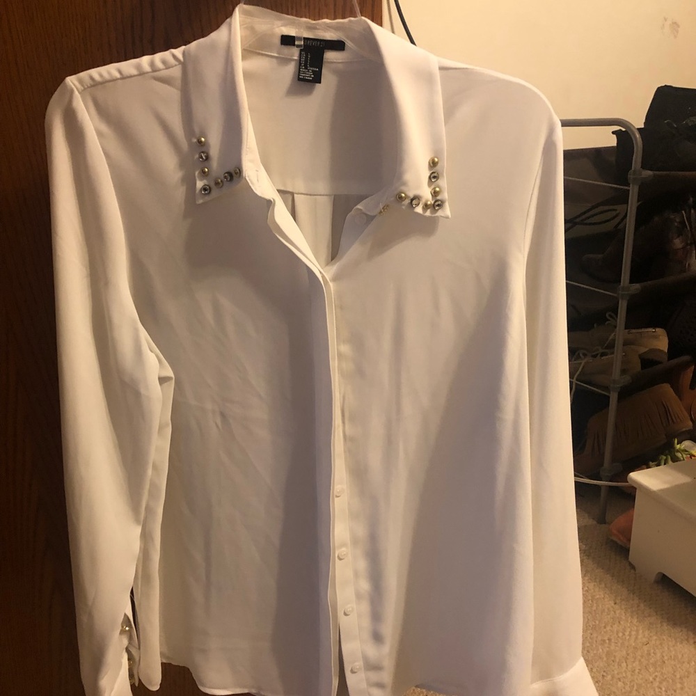 White button up shirt